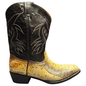 Laredo Mid Calf Western Boots Womens Sz 8 Multi Block‎ Heel Animal Print Pull On